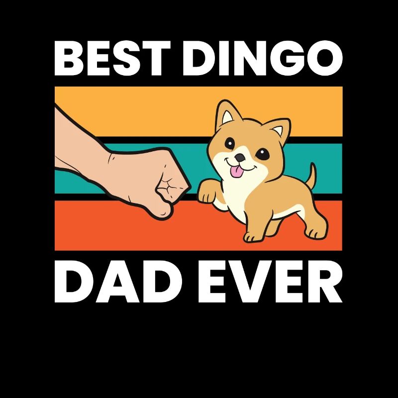 Australian Dingo Dog Papa Best Dingo Dad Ever