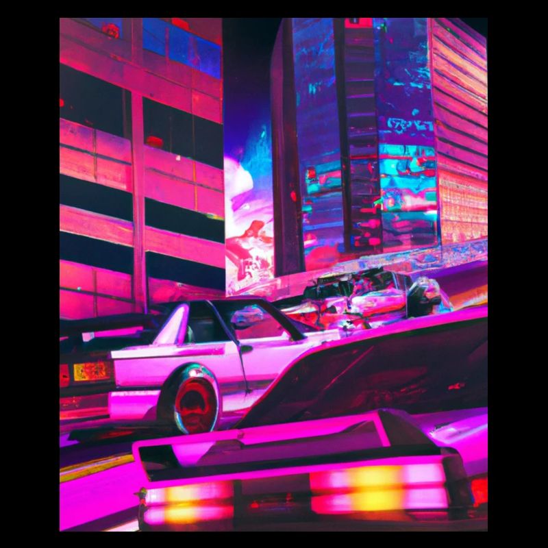 Vaporwave Esthétique Synthwave City