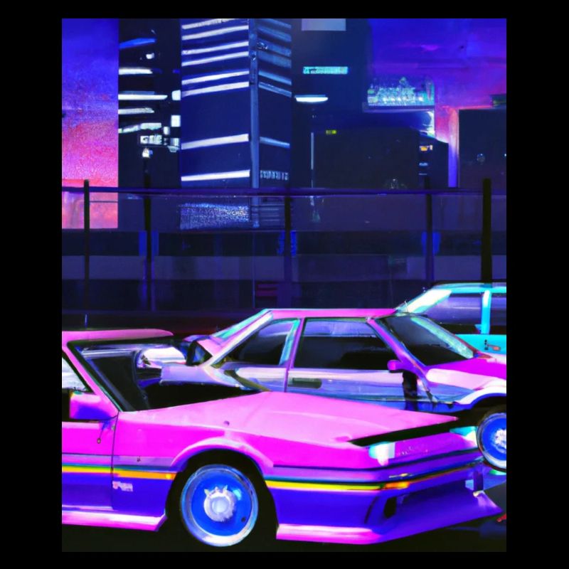 Vaporwave Esthétique Synthwave City
