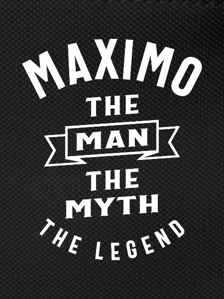 Maximo Personalized Name