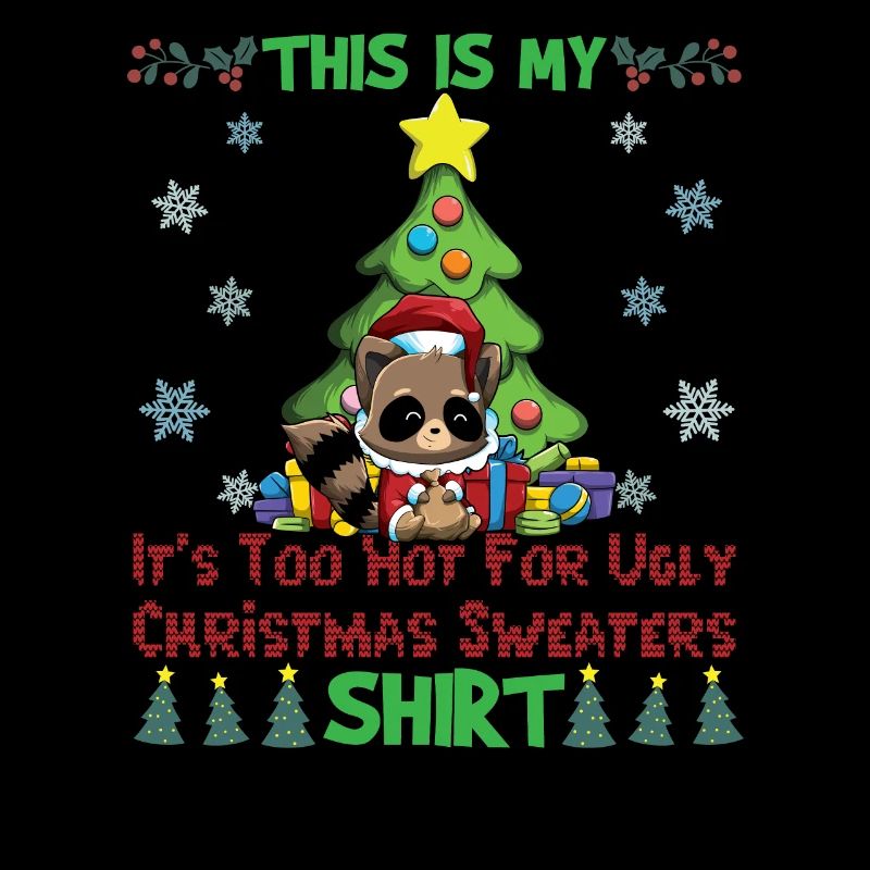C'est mon pull de Noël il fait trop chaud pour moche