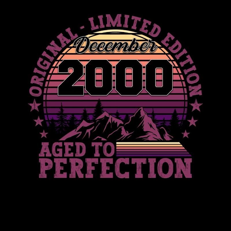 Original Décembre 2000 22e anniversaire Cadeau