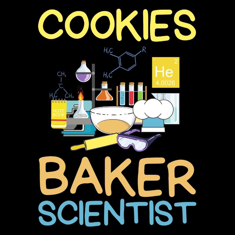 Cookies Baker Scientist Chemistry Kitchen utensils