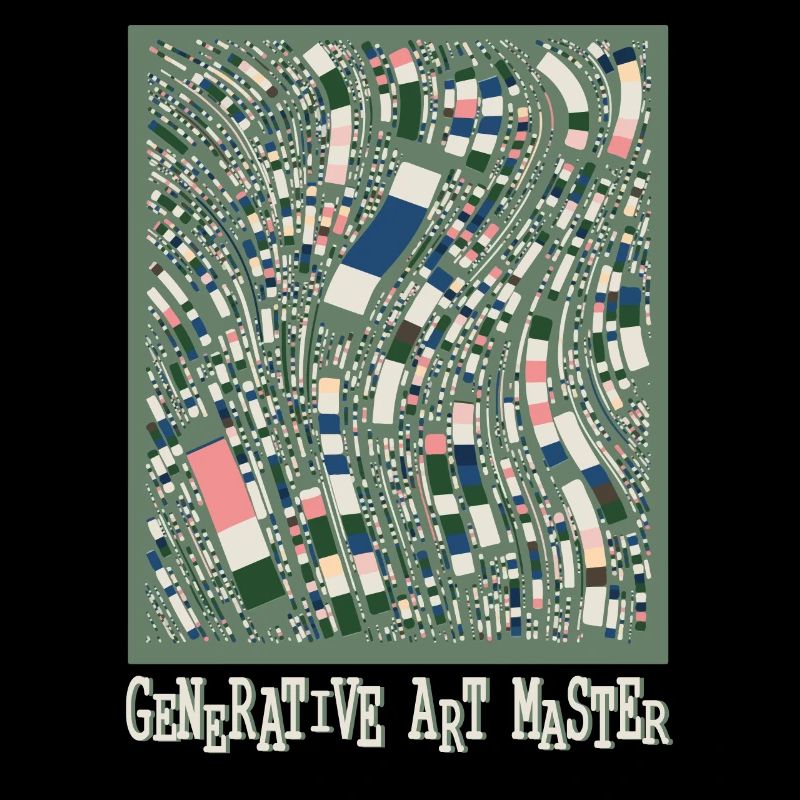 Generativer Kunstmaster-Programmierbildcode
