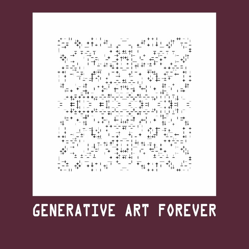 Generative Kunst Programmiert Für Immer Bildcode