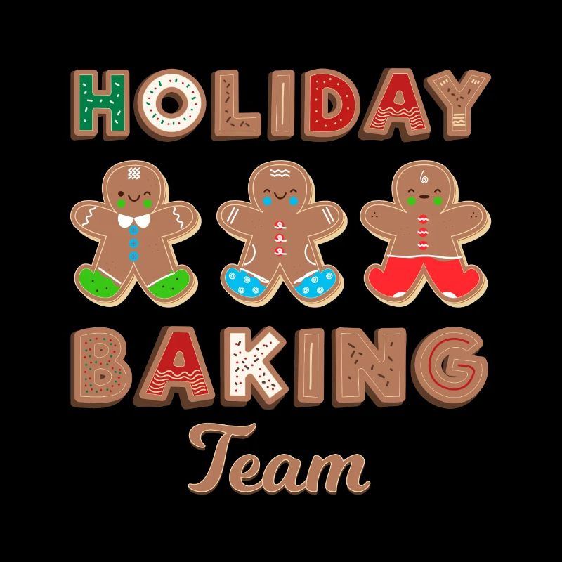 Holiday Baking Team Gingerbread Man
