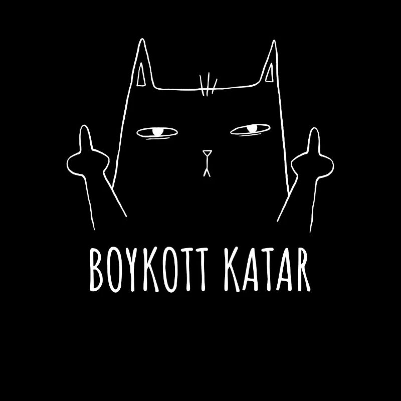 boycott qatar lustiger kater boykott katar
