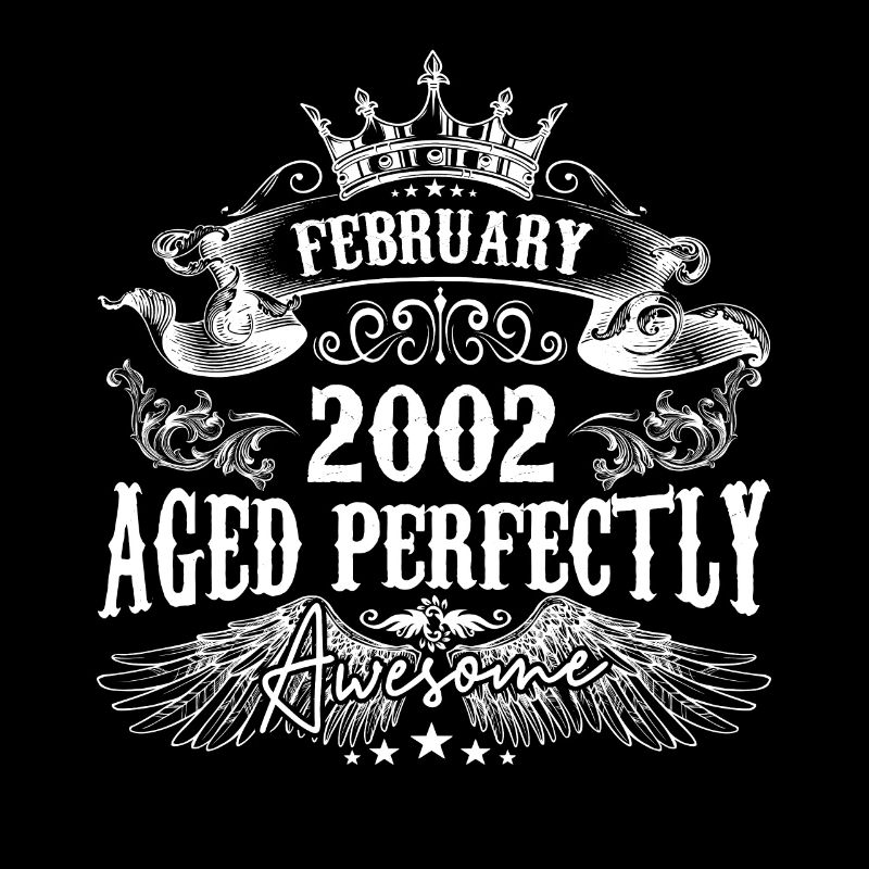 2002| Februar 2002 Geburtstag Perfekt gealtert