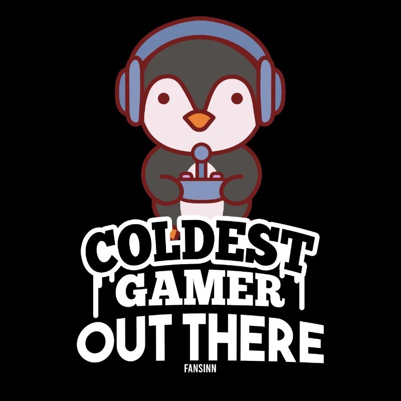 Cool Penguin joue à un jeu