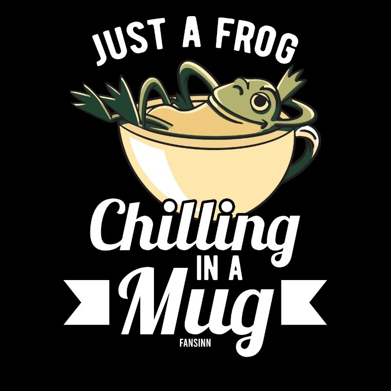 Just A Frog Chilling In A Mug