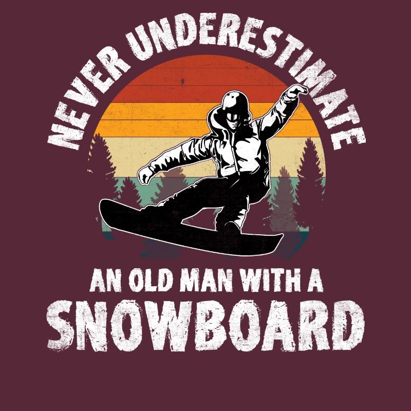 Never Underestimate An Old Man With A Snowboard