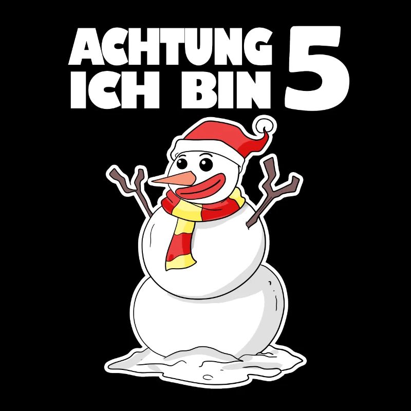 5.Geburtstag 5 Jahre alt Schneemann Geschenk