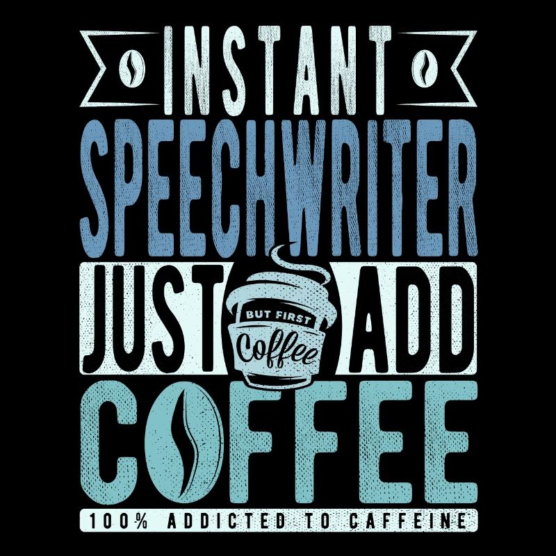 Citation de café de rédacteur de discours