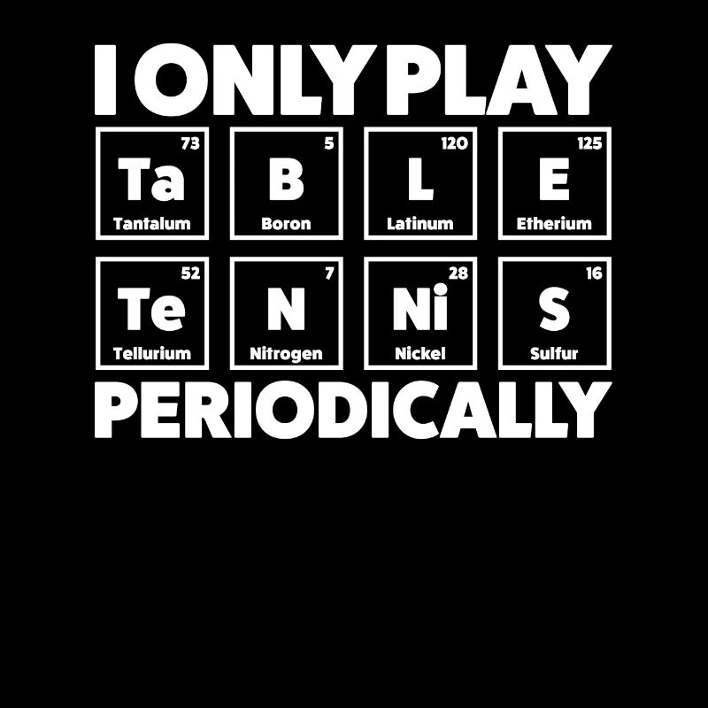 Eléments de chimie Tennis de table