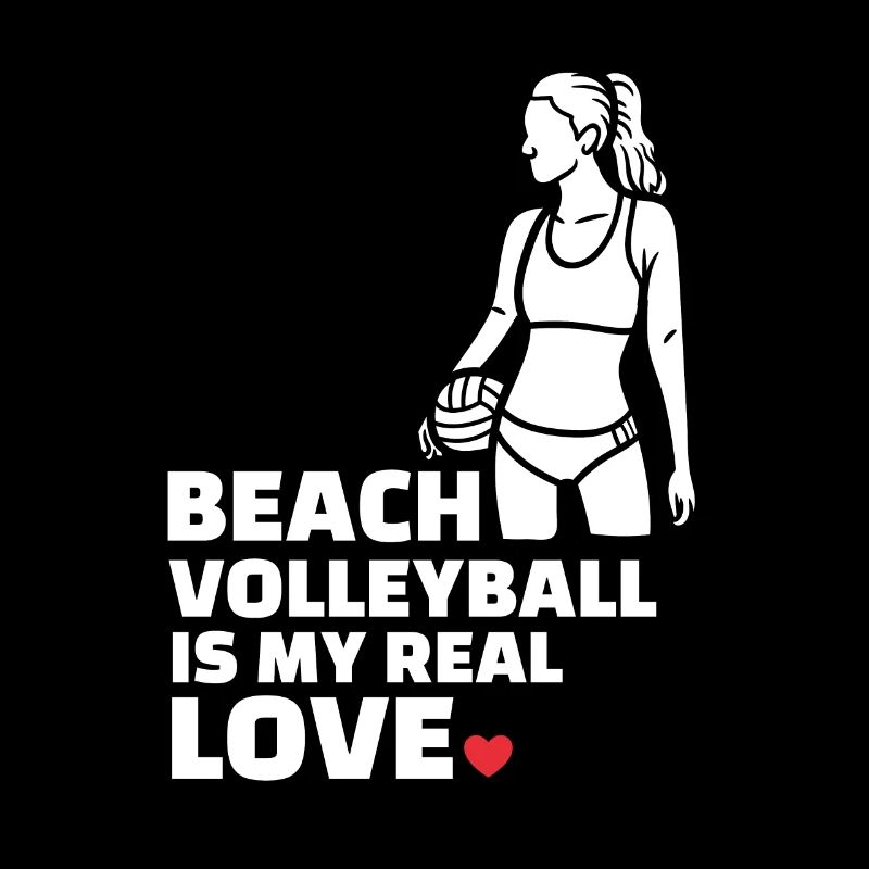 J’adore le beach-volley Plage élégante
