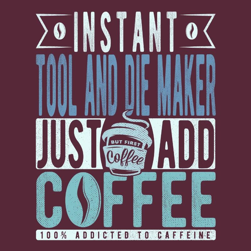 Tool and Stork Creator Coffee Saying