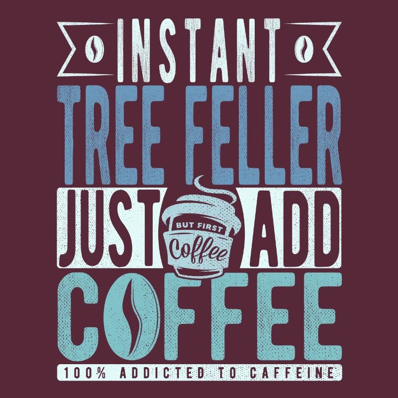 Baum Faller Kaffee Spruch