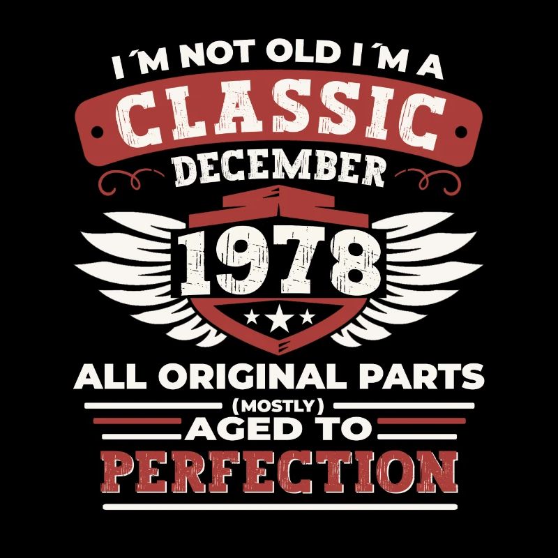 Classic December 1978 - 44th birthday gift