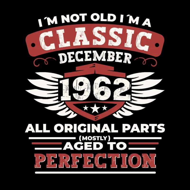 Classic December 1962 - 60th birthday gift