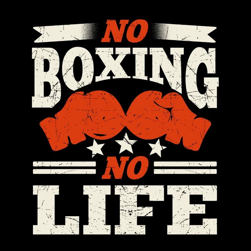 Boxer Citation Pas de boxe Pas de vie Gants de boxe Cadeaux