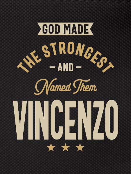 Vincenzo Personalized Name