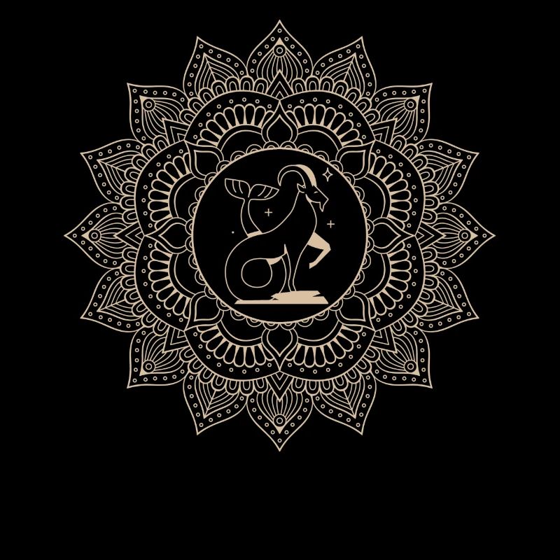 Steinbock sternzeichen Mandala