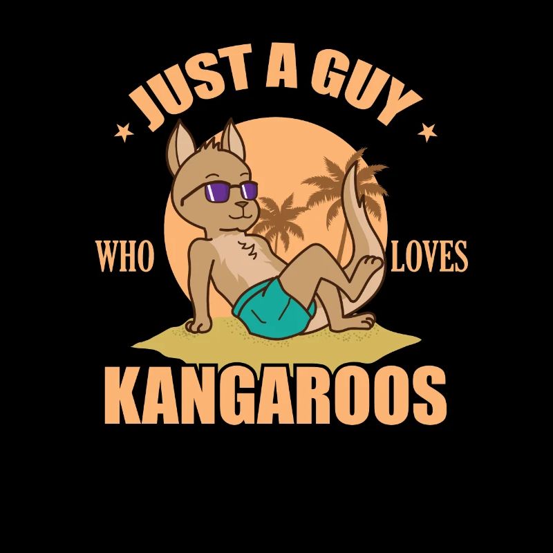 Just a Guy who Loves Kangaroos Australia
