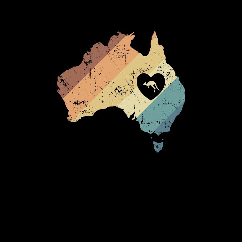 Australia with kangaroo in the outback