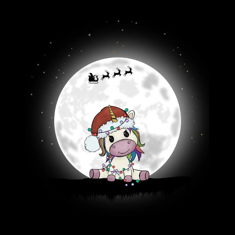 Weihnachten Mädchen Jungen Weihnachten Einhorn