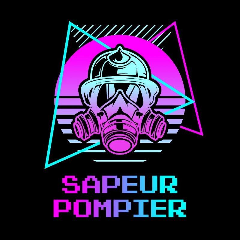 Retro Sapeur Pompier Pompiers
