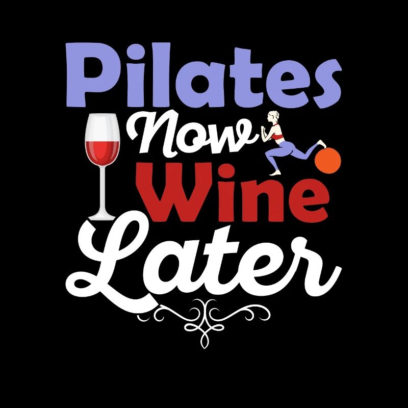Pilates maintenant vin plus tard exercice de remise en forme