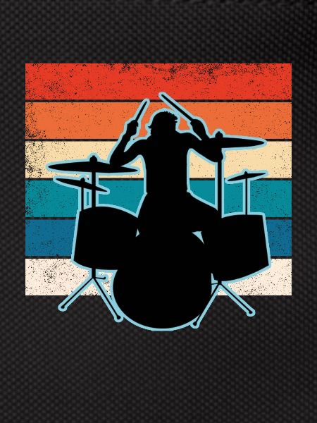 Drummer and drums