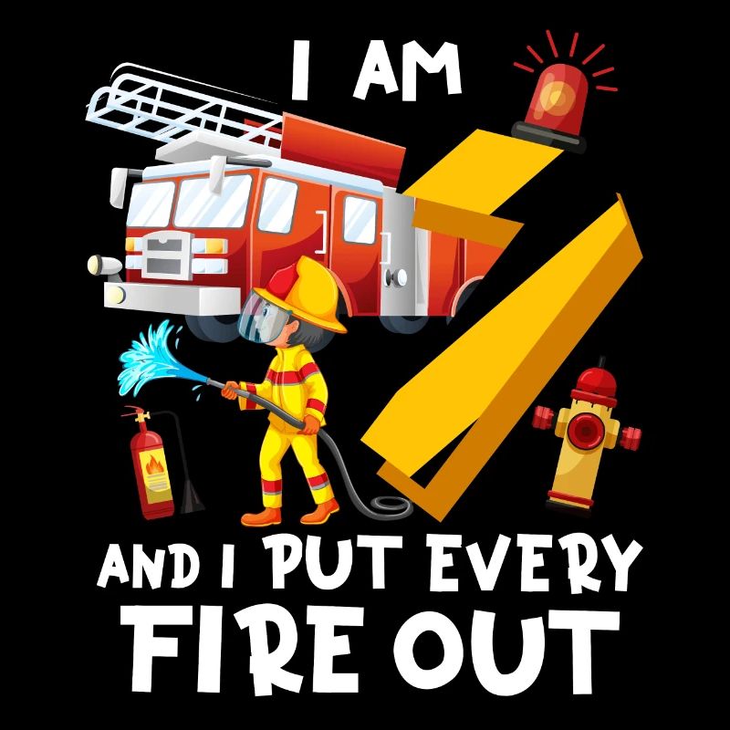 Feuerwehrauto Brandbekämpfung Ich Bin 7 Jahre