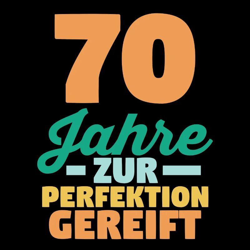 Siebzig Siebzigster 70 Jahre Geburtstag