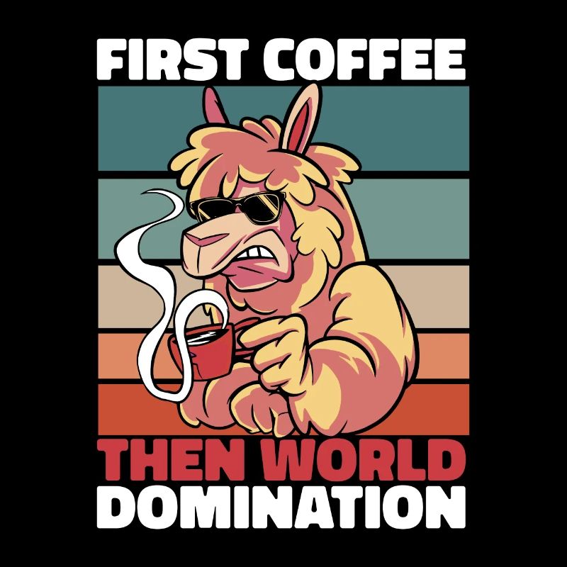Alpaka Kaffee Sonnenbrille