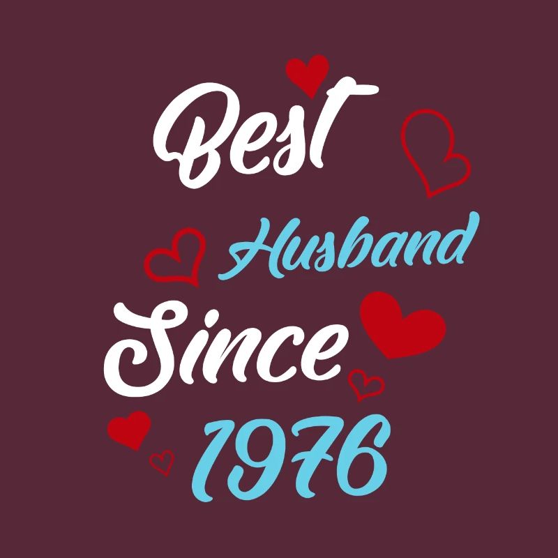 Bester Ehemann seit 1976 Hochzeit