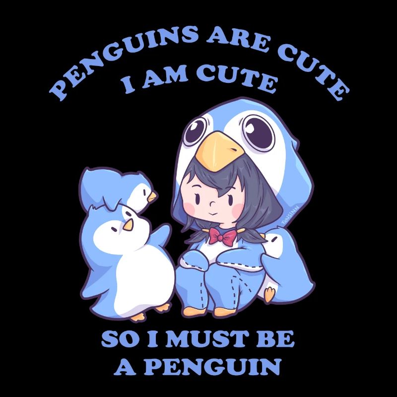 Pinguin Mädchen Pinguine sind niedlich