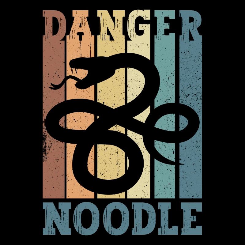 Snake Danger Noodle Rétro
