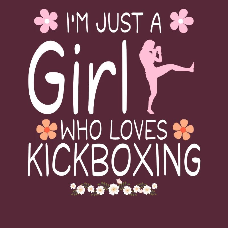 Ich bin nur ein Mädchen, das Kickboxen liebt