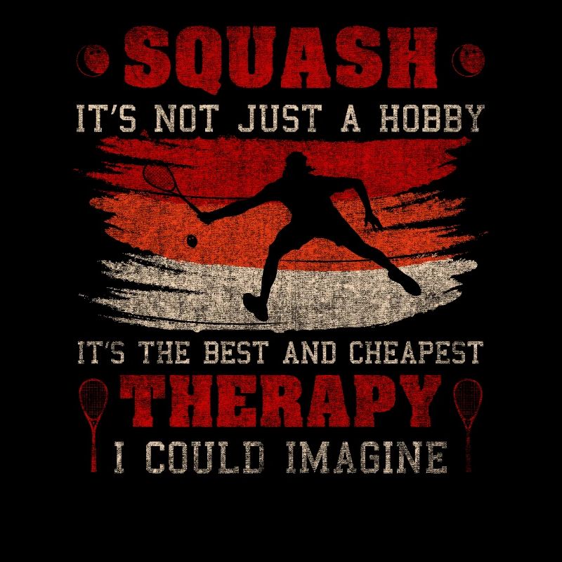 Worlds Okayest Squash Player Retro Squash