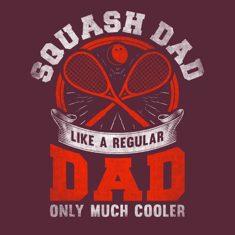 Cool Squash Dad Squash Player Father