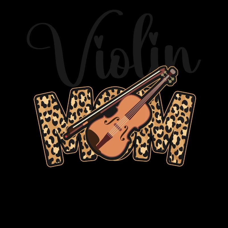 Violon Violoniste Maman Guépard