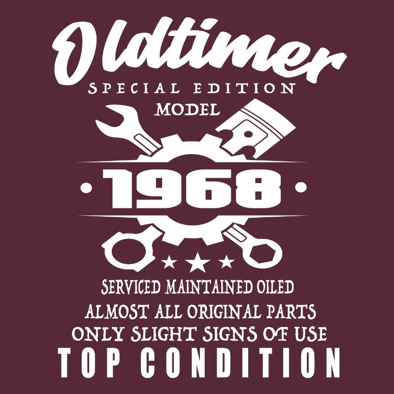 Oldtimer Special Edition Modell 1968 Geburtstag