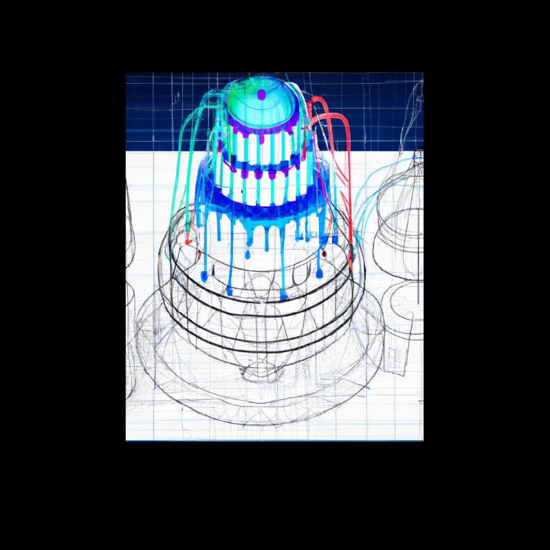 Drip Cake Blueprint Chef Pâtissier Gâteau Cuisson