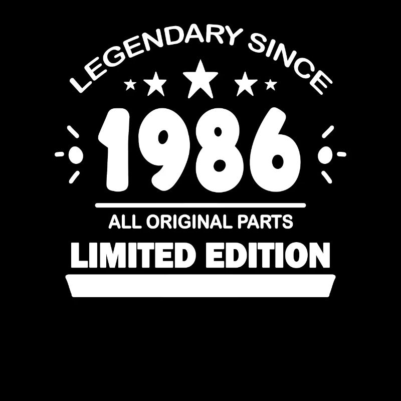 1986 - Né 1986 - Année de construction 1986
