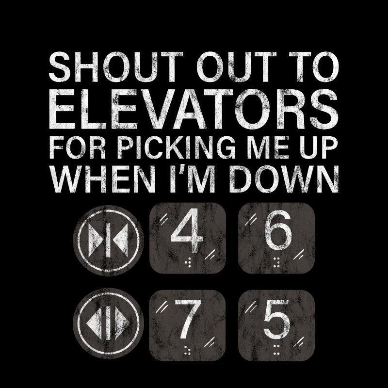To Elevators For Picking Me Up When I'm Down 3