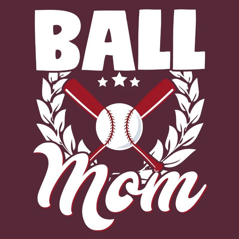 Ball Mom Baseball Softball Mutter Muttertag