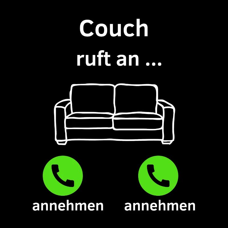 Couch ruft an - annehmen oder annehmen?
