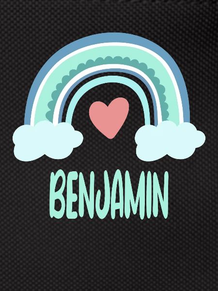 Benjamin Name Rainbow Baby