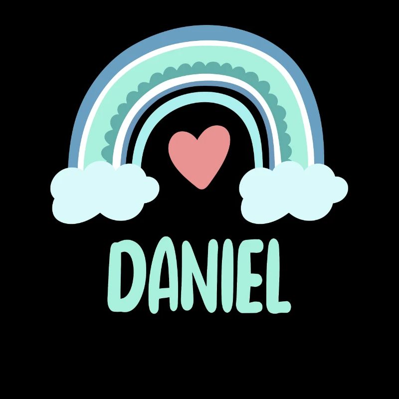Daniel Name Regenbogen Baby